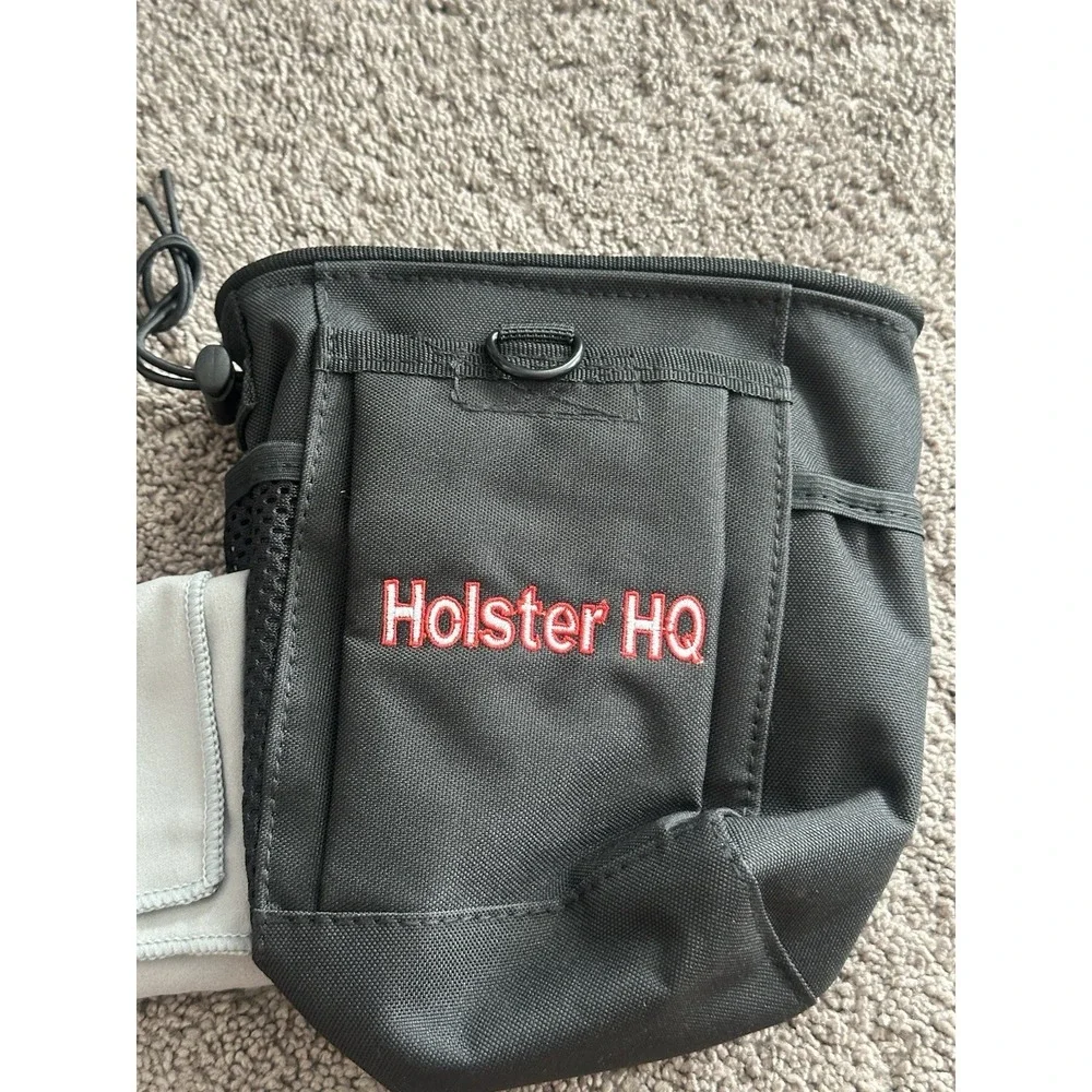 NEW Holster HQ Tactical Utility Range Pouch Gear Bag 2 Microfiber Cloths W/HOOK